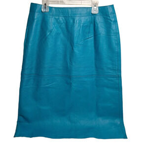 Newport News Leather Pencil Skirt